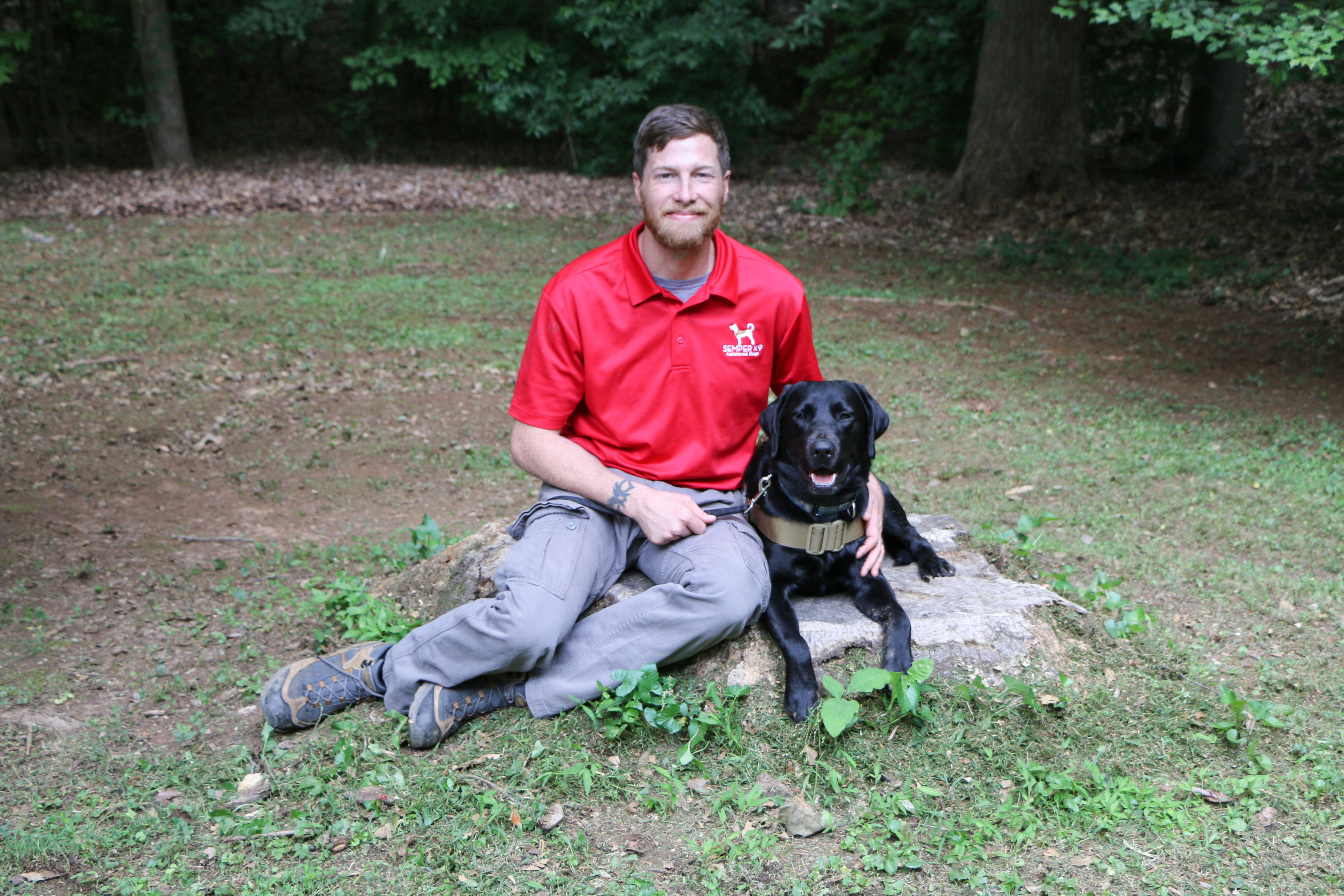 Baity and Service Dog 